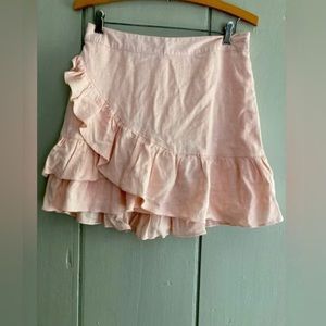 Altar’d State Pink Skirt size S ruffles